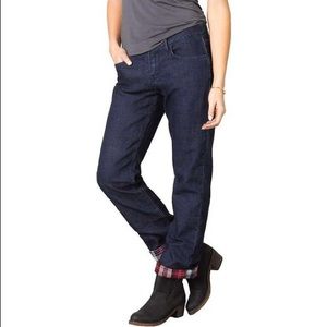 Prana lined boyfriend jean